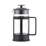 ASI COLLECTION Coffee Press GULFI M 600ml French Press, Borosilikatglas, Schwarz/Silber
