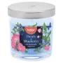 Bolsius Aromatic Glas Duftkerze Floral Fusion Pfingstrose & Blaubeere Ø80x72mm