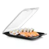 TATAY Aufbewahrungsbehälter für Obst und Sushi-Cocktail 17x25,2x3,2 cm Schwarz