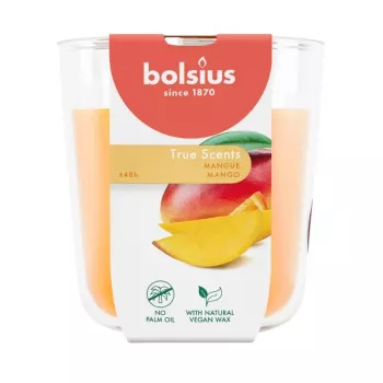 BOLSIUS True Scents Mango Duftkerze im Glas, Ø97x85 mm
