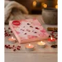 BOLSIUS Geschenkset in einer Box Teelichter Mix Aromen + Glas-Kerzenhalter