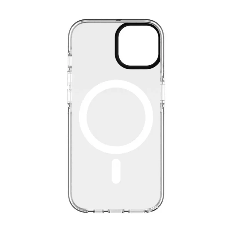 Evelatus Apple iPhone 15 PC+TPU Hülle mit MagSafe Marmor Weiß
