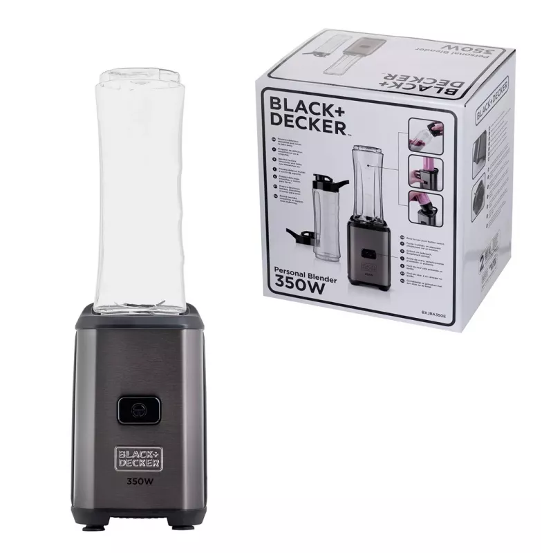 BLACK & DECKER Sportmixer BXJBA350E 350W Grau