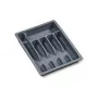 KESPER Besteckkasten grau 5 Fächer 33x26x5 cm