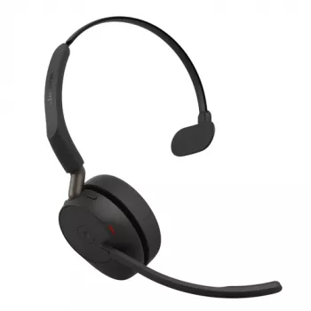 Jabra Evolve3 65 Mono Link 390a Kabelloses Bluetooth-Headset mit USB-A-Adapter - Microsoft Teams-zertifiziert, Geräuschunterdrückendes Mikrofon, 35 Std. Sprechzeit