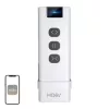 MOES YK2169 ZigBee 3.0 Funk-Szenenschalter, 4-fach, 12 Szenen, batteriebetrieben, Weiß