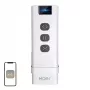 MOES YK2169 ZigBee 3.0 Funk-Szenenschalter, 4-fach, 12 Szenen, batteriebetrieben, Weiß