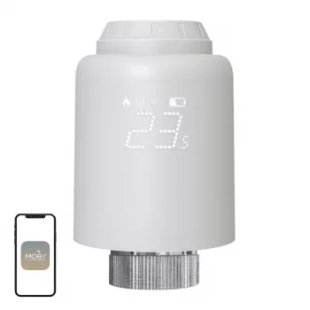 MOES ZTRV-PJ-601-MS Smartes Thermostatkopf