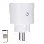 MOES MWP-EU16M-WH-MS Smart Plug mit Energiemessung, 16A, Wi-Fi, Weiß