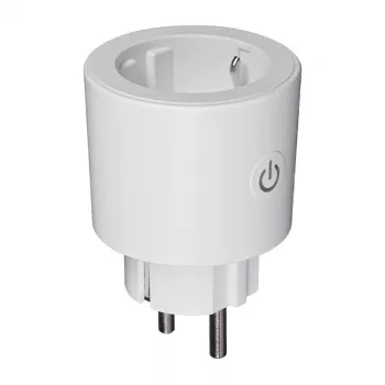MOES MWP-EU16M-WH-MS Smart Plug mit Energiemessung, 16A, Wi-Fi, Weiß