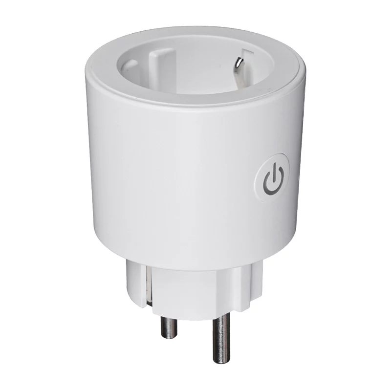 MOES MWP-EU16M-WH-MS Smart Plug mit Energiemessung, 16A, Wi-Fi, Weiß
