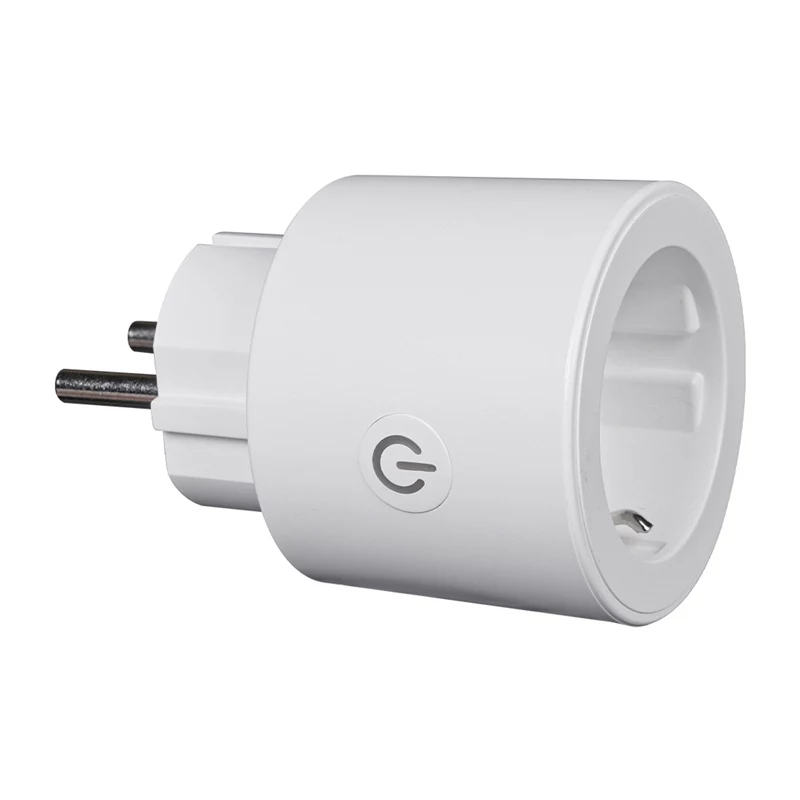 MOES MWP-EU16M-WH-MS Smart Plug mit Energiemessung, 16A, Wi-Fi, Weiß