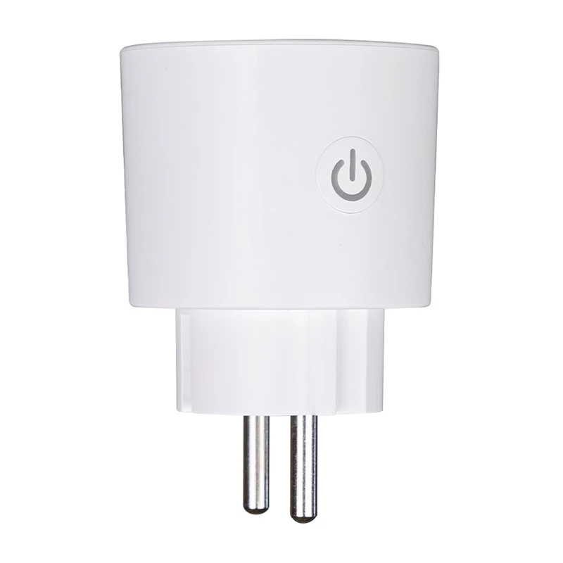 MOES MWP-EU16M-WH-MS Smart Plug mit Energiemessung, 16A, Wi-Fi, Weiß
