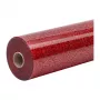 HTVRONT Glitzer-Folie zum Heißtransfer, 30,5 cm x 90 cm (rot)