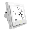 MOES BHT-002 Wi-Fi LCD Smart-Wasserheizungsthermostat, Touchscreen, App- & Sprachsteuerung, Weiß
