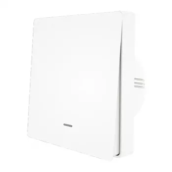 MOES ZS-B-EU1 ZigBee 1-Kanal Lichtschalter (ohne Neutralleiter, Weiß)