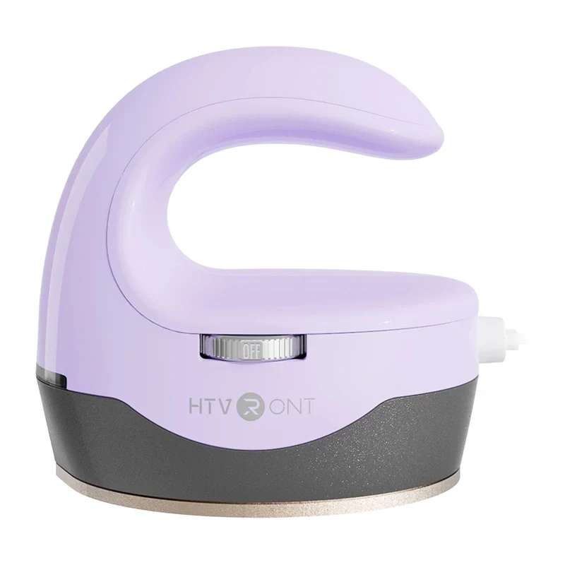 HTVRONT HPM02 Mini4 Wärmepresse (Lila) - 2,6 x 4,4 Zoll keramikbeschichtete Platte, 3 Temperaturstufen, automatische Abschaltung