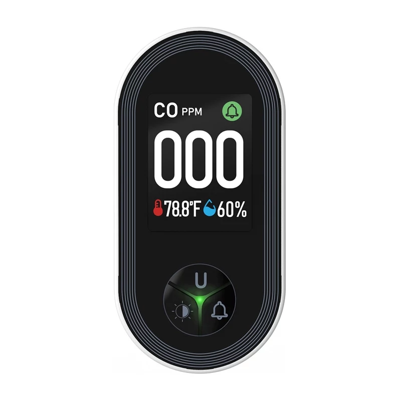 MOES S02-CO Kohlenmonoxidmelder, Zigbee 3.0, LCD-Anzeige, 85dB Alarm