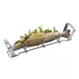 GEFU BBQ Fischhalter Edelstahl klappbar zum Grillen und Braten von bis zu 3 Fischen