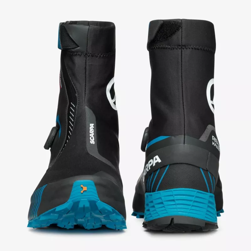 Scarpa Ribelle Run Kalibra G Herren Trailrunning-Schuh, BOA Fit, GORE-TEX, Schwarz/Azure, EU 45