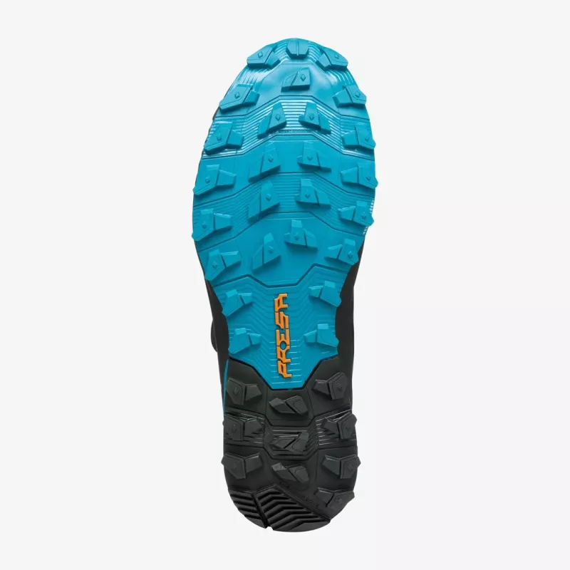 Scarpa Ribelle Run Kalibra G Herren Trailrunning-Schuh, BOA Fit, GORE-TEX, Schwarz/Azure, EU 45
