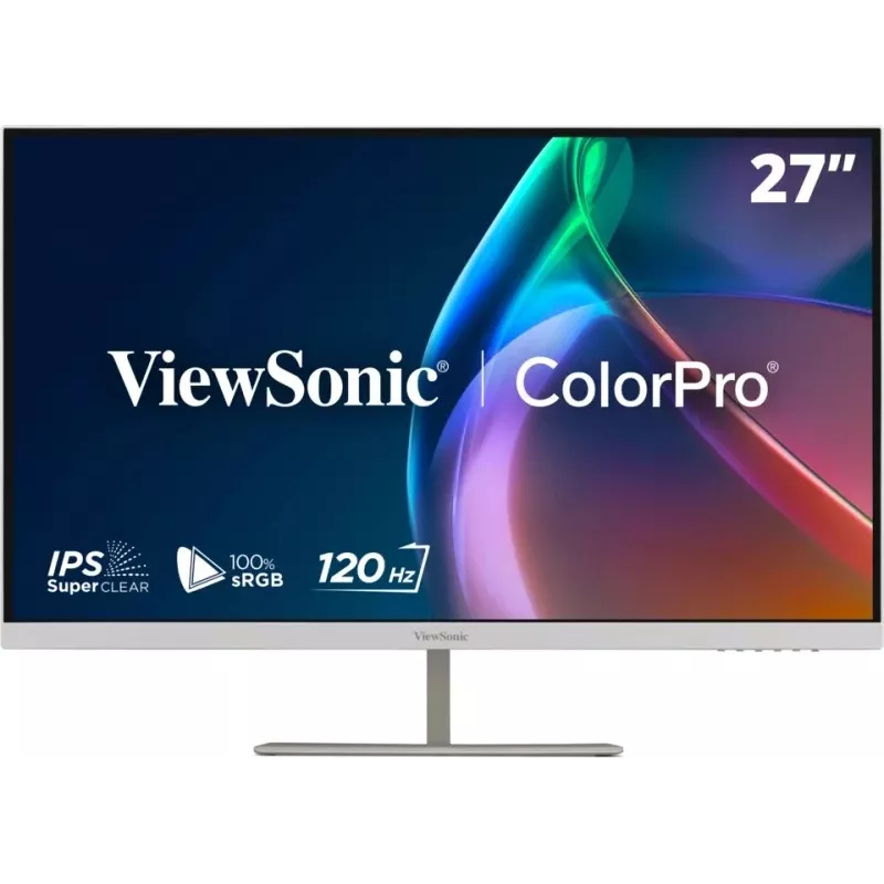 ViewSonic VP2766-2K-W 27 inch QHD IPS 120Hz USB-C Docking-Monitor, Weiß