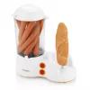 Hyundai HY-HDM110 Hot-Dog-Maker, 350 W, 6 Würstchen, 12 Brötchen, Weiß/Silber