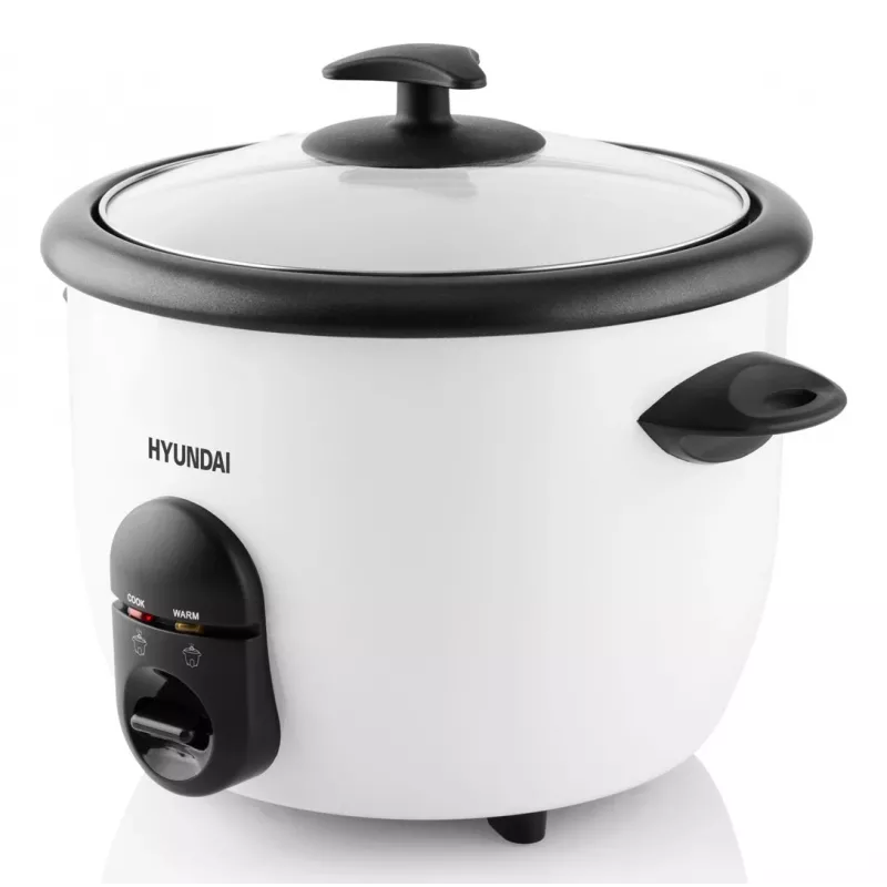 Hyundai HY-RC150 Reiskocher 1,5L 500W Edelstahl Antihaft-Innentopf mit Warmhaltefunktion