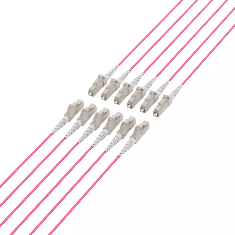 EFB Elektronik Trunk-Kabel U-DQ ZN BH OM4 12G 1x12 LC-LC 90m Dca LSZH - Glasfaserkabel - 90 m O8342S90OM4