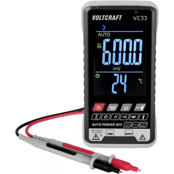 VOLTCRAFT VC33 Handmultimeter Kalibriert (ISO) Digitalanzeige 5999 Counts VC-13948585