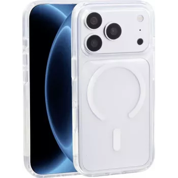 Renkforce iPhone 18 Pro Rückseitenabdeckung Transparent MagSafe-kompatibel, Induktives Laden RF-7576222