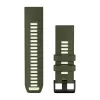 Garmin QuickFit 26 mm Silikon-Armband für Uhren - Olive Drab / Lemon 010-14508-01