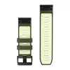 Garmin QuickFit 26 mm Silikon-Armband für Uhren - Olive Drab / Lemon 010-14508-01