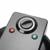 EMERIO WM-131149 Waffeleisen Antihaftbeschichtung, BPA-frei Schwarz