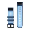 Garmin QuickFit 26 mm Silikon-Armband für Uhren – Tidal Blue/Ice Blue 010-14508-00