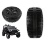 LEAN CARS Ersatzrad für Jeep Wrangler JWR-555 Elektro-Kinderfahrzeug, 290 mm, Schwarz