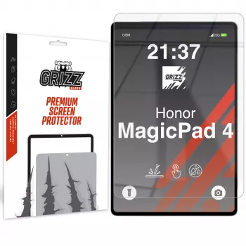 GrizzGlass HybridGlass Displayschutzfolie für Honor MagicPad 4 – 11,5 Zoll – 7H Hybridglas – Ultraklar – Blasenfrei