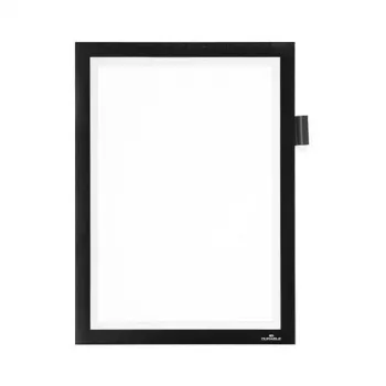 DURABLE DURAFRAME MAGNETIC NOTE A4 Magnetischer Präsentationsrahmen Schwarz
