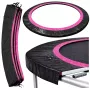 LEAN SPORT Federabdeckung für Sport Max 10ft Trampolin Schwarz-Pink