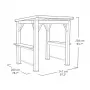 KETER Gazebo Grill 29213898 Hardtop Aluminium Gartenpavillon