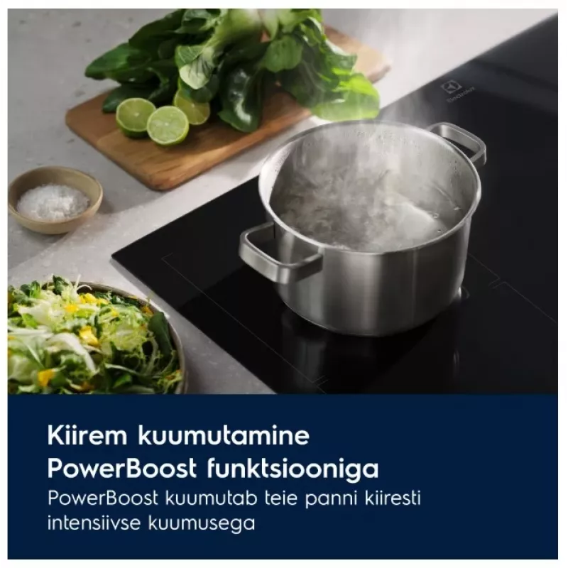 Electrolux LIT60336C 60cm Induktionskochfeld mit 3 Kochzonen, Schwarz
