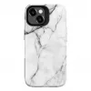 Evelatus Apple iPhone 15 Plus Armor Hülle TPU+PC Marmor Weiß
