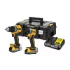 DEWALT 18V XR DCD800 DCF850 Doppel-Set mit 2x 1,7Ah Powerstack Akkus