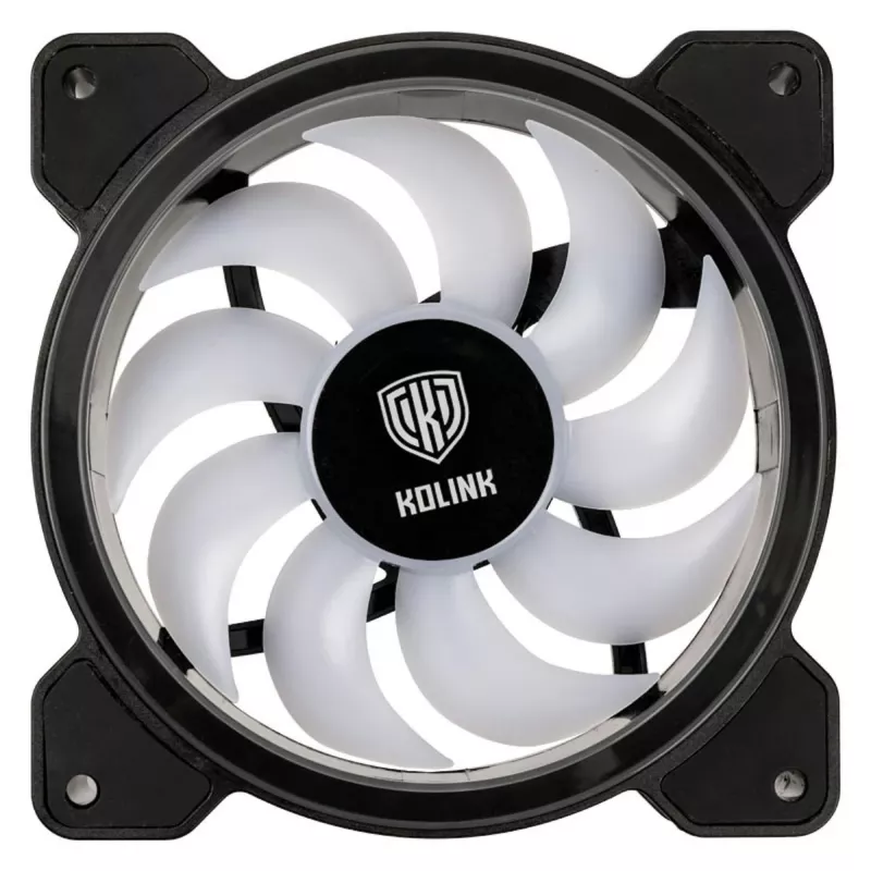 Kolink Umbra HDB ARGB LED PWM 120mm Lüfter - Schwarz/Weiß