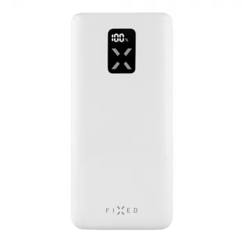 Fixed Zen 20 Powerbank 20000 mAh mit LCD-Display und PD 20W Ausgang - Weiß FIXZEN-20-WH
