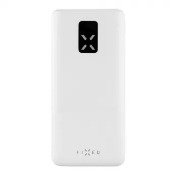 Fixed Zen 20 Powerbank 20000 mAh mit LCD-Display und PD 20W Ausgang - Weiß FIXZEN-20-WH