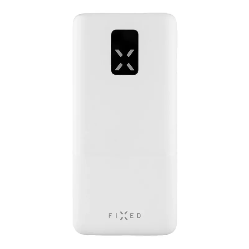 Fixed Zen 20 Powerbank 20000 mAh mit LCD-Display und PD 20W Ausgang - Weiß FIXZEN-20-WH