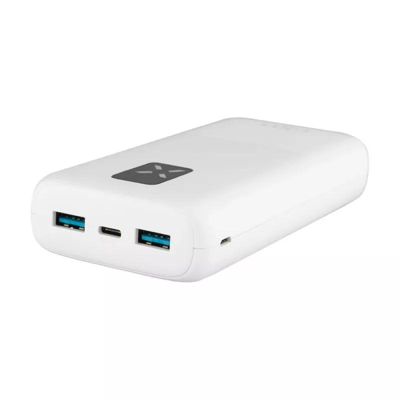 Fixed Zen 20 Powerbank 20000 mAh mit LCD-Display und PD 20W Ausgang - Weiß FIXZEN-20-WH