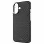 FIXED MagVelar Aramidfaser-Rückseitenschale für Apple iPhone 17 – Schwarz