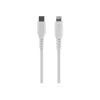Fixed Liquid Silicone USB-C auf Lightning Kabel 2 m Weiß FIXDLS-CL2-WH